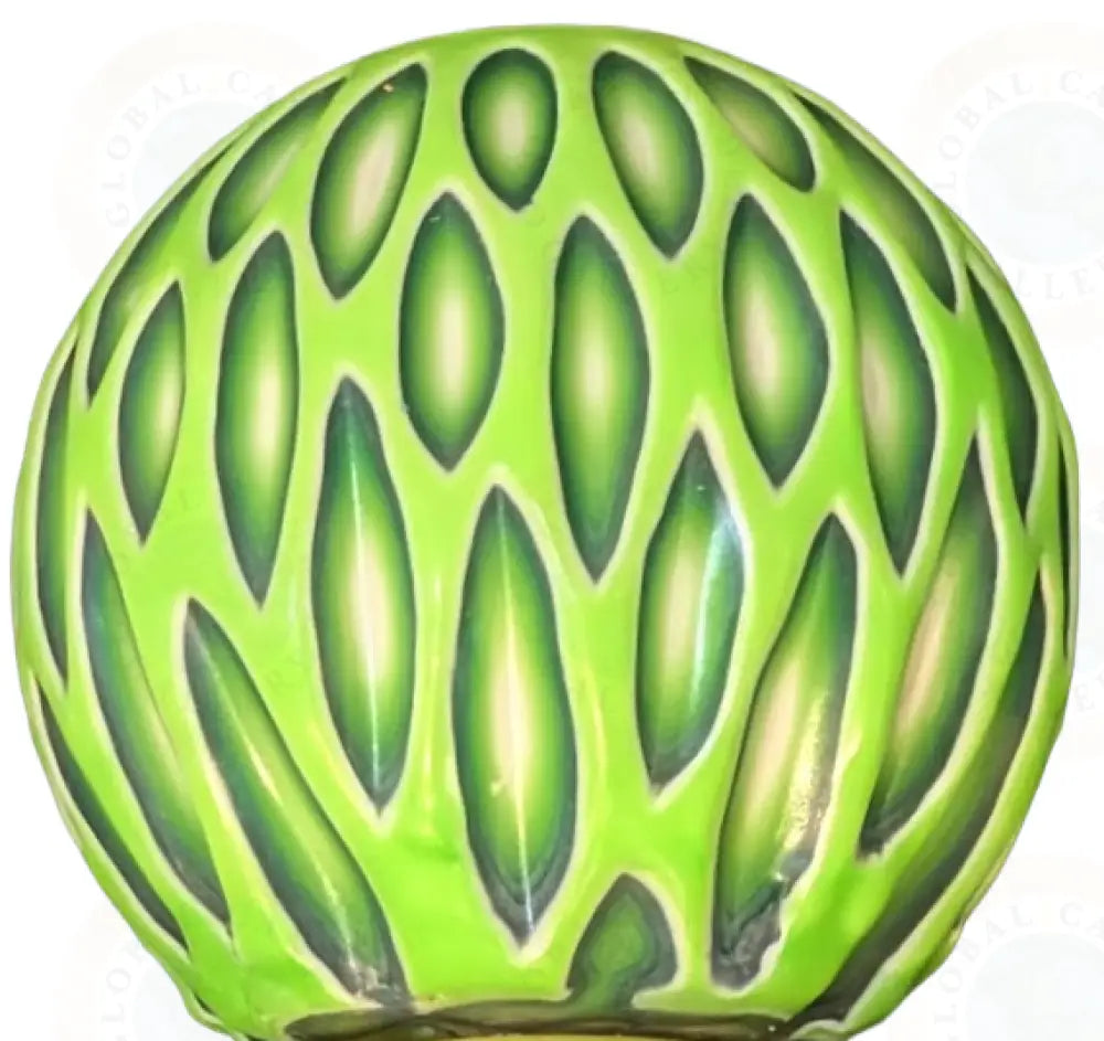 Art Deco Straight Monotone Green