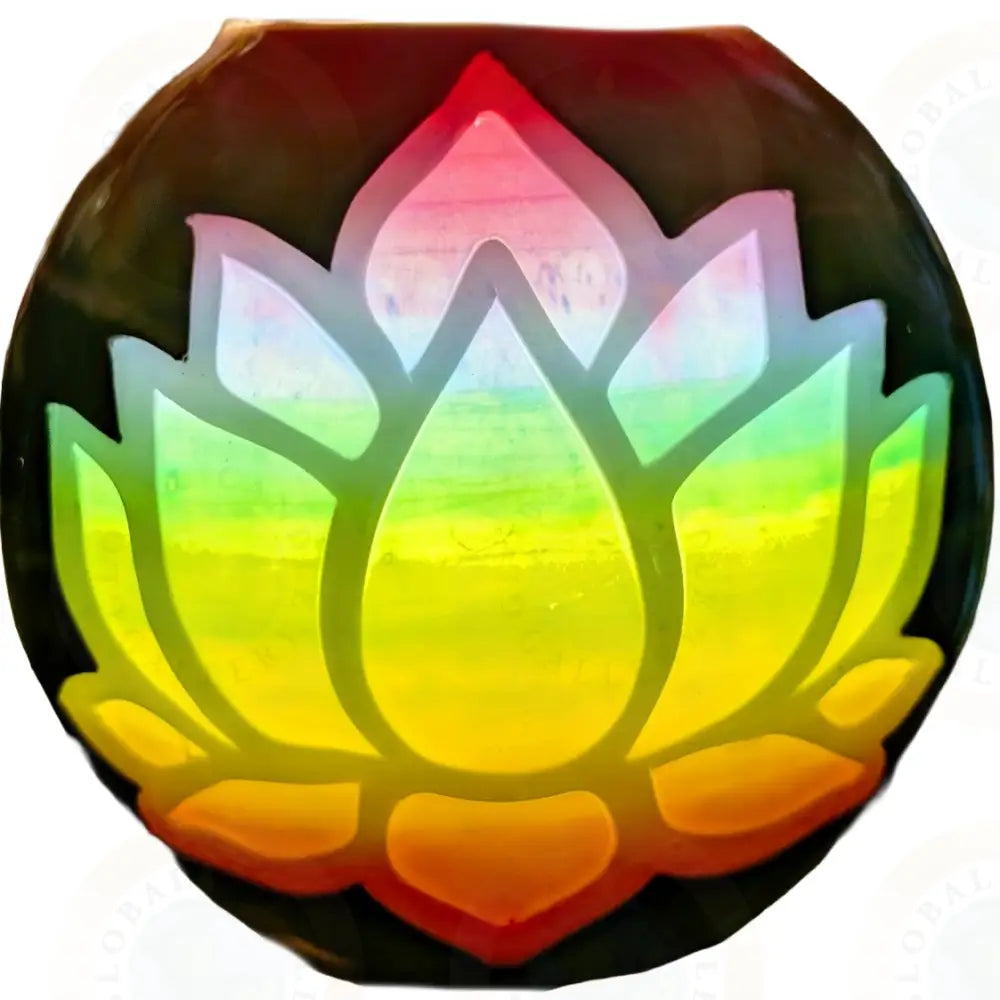 Lotus Flower Multicolor & Black