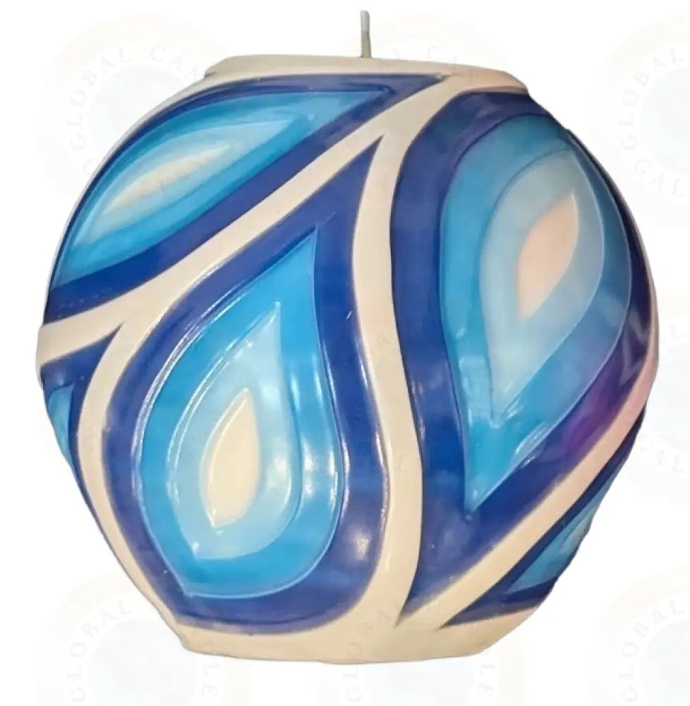 Art Deco Groovy Blue