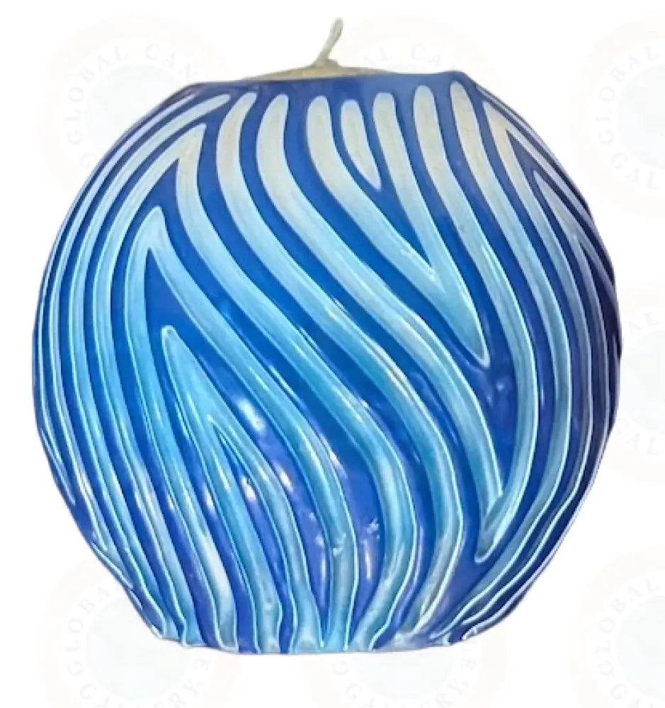 Art Deco - Line Illusion Dark Blue with Light Blue illumination
