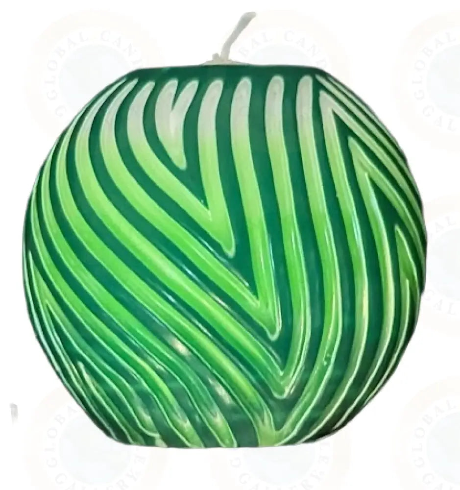 Art Deco - Line Illusion Dark Green with Light Green illumination