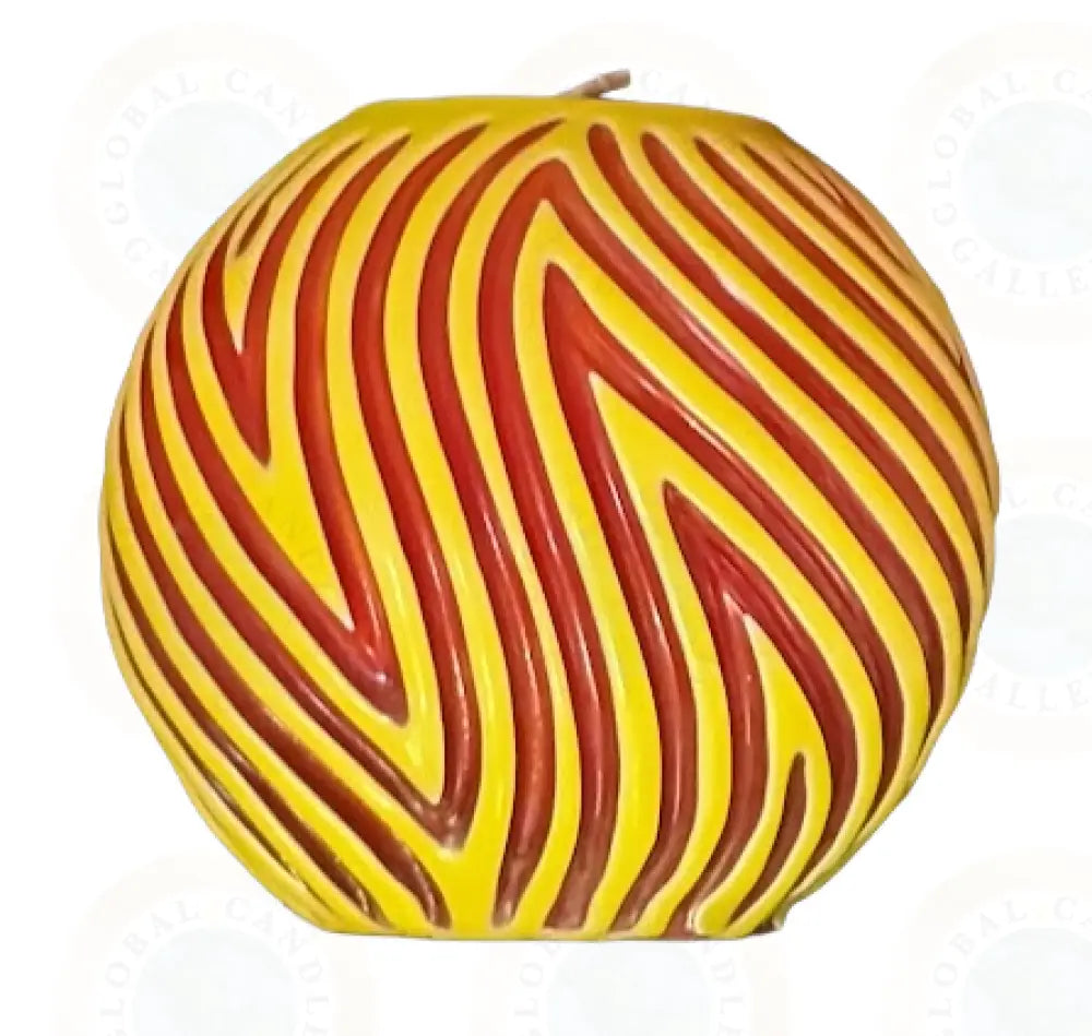 Art Deco - Line Illusion Yellow with Orange illumination