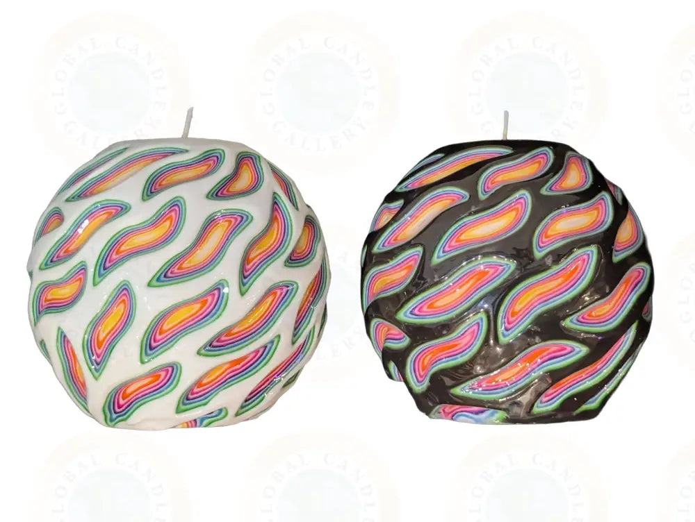 Art Deco Multicolor Curved