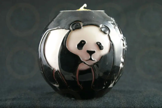 Black Panda Candle