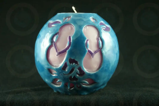 Blue Flip Flop Candle