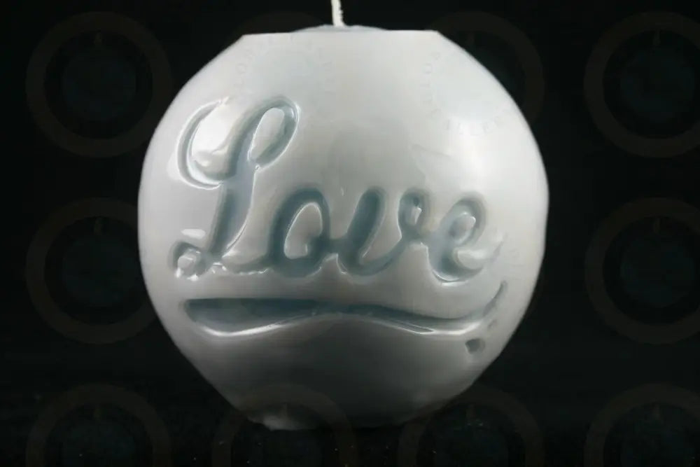 Blue Love Candle