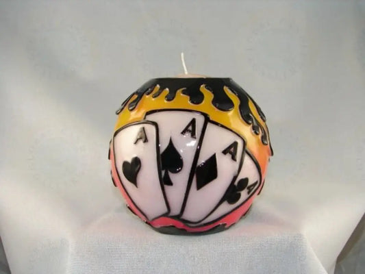 Card Player Candle