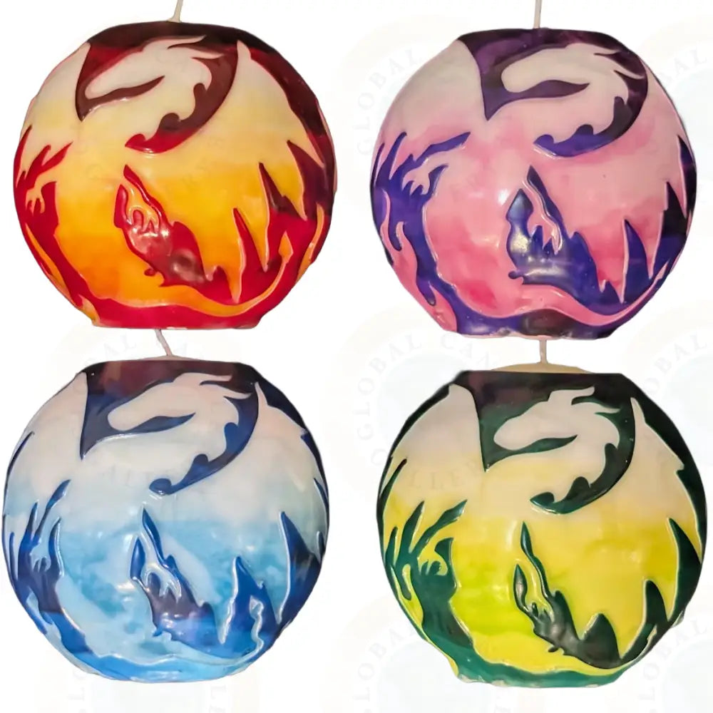 Dragon with Flames