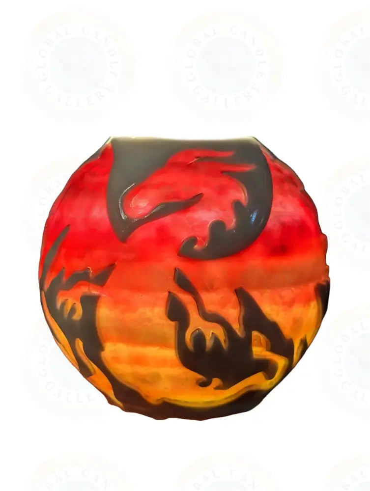 Dragon with Flames