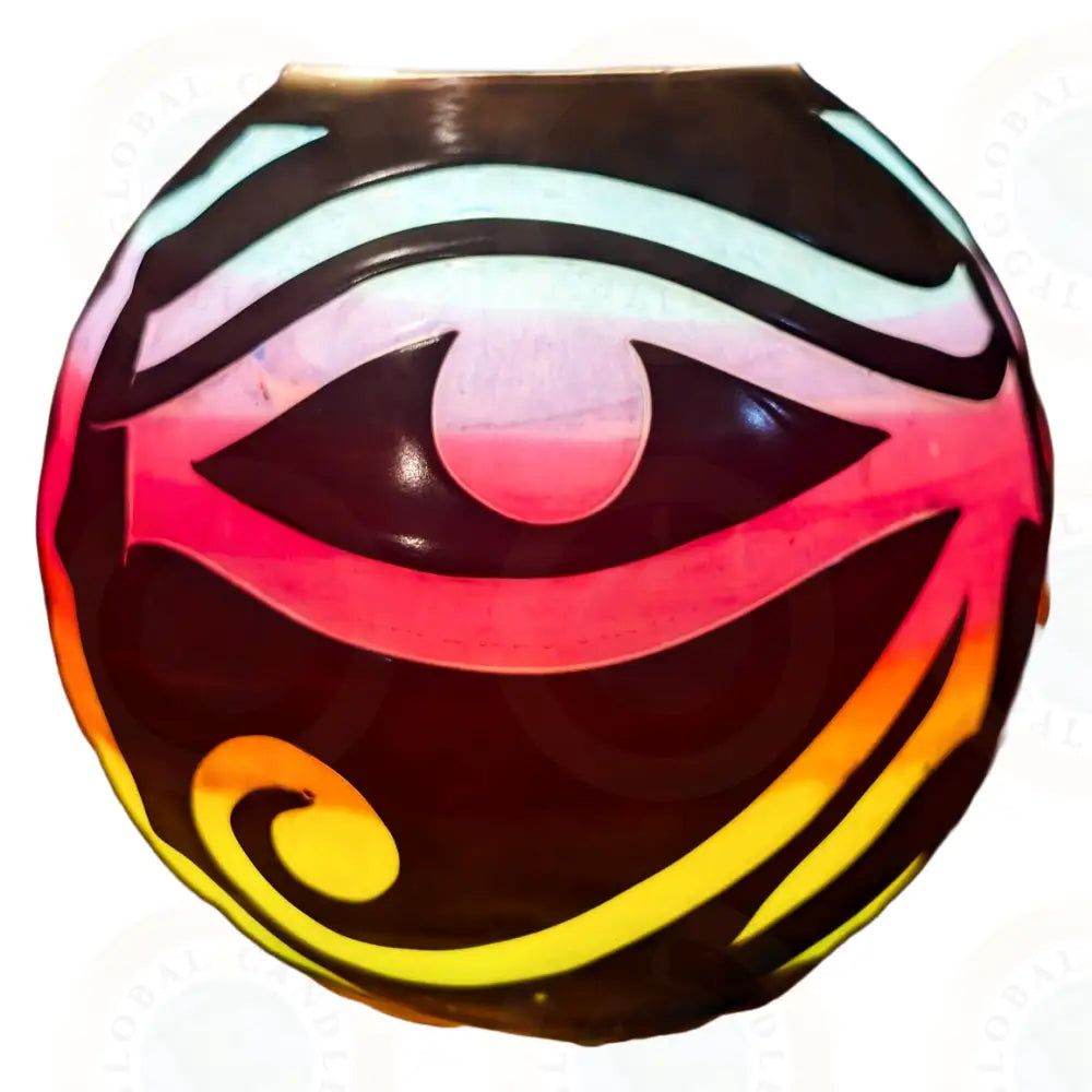 Eye of Ra with Ankh Multicolor & Black