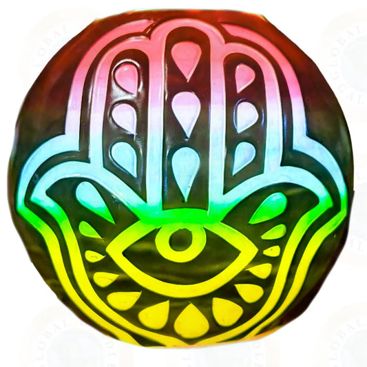 Hamsa Multicolor & Black