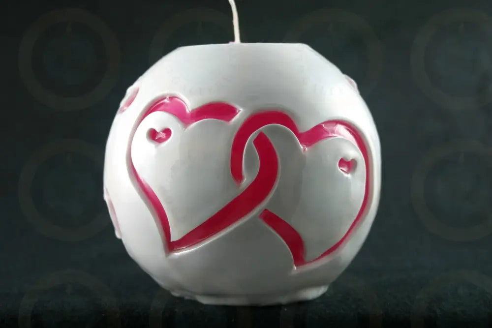 Hearts at Heart Candle