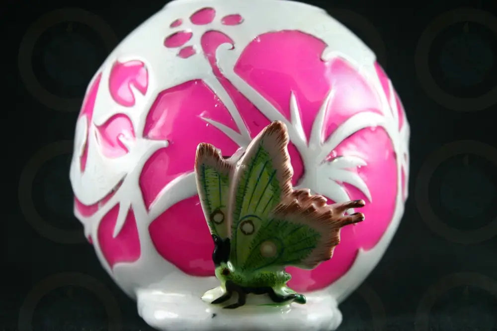 Hibiscus Candle And Big Butterfly Candle