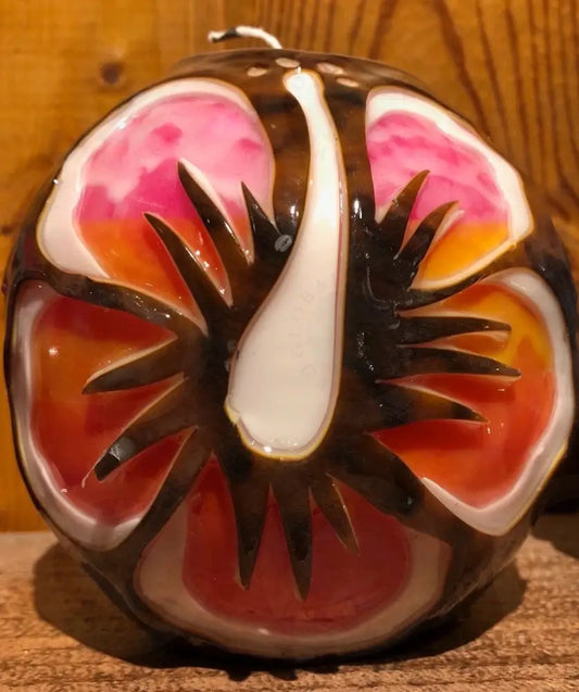 Hibiscus Flower in Brown in Colors Candle Studio