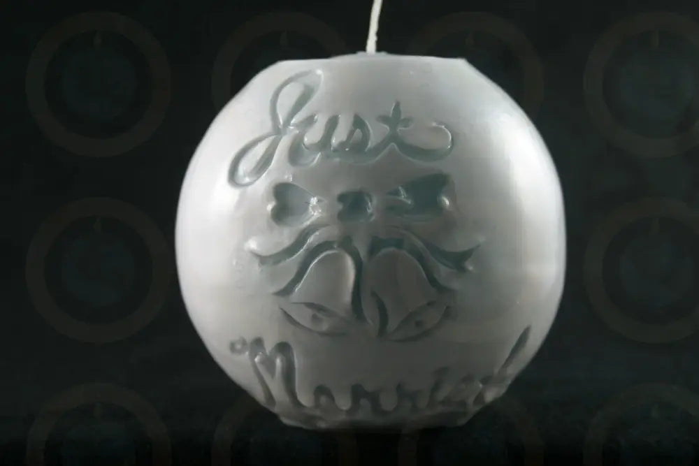 Just Married Candle