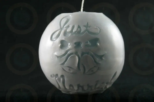 Just Married Candle
