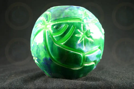 Kokopelli on Green Candle