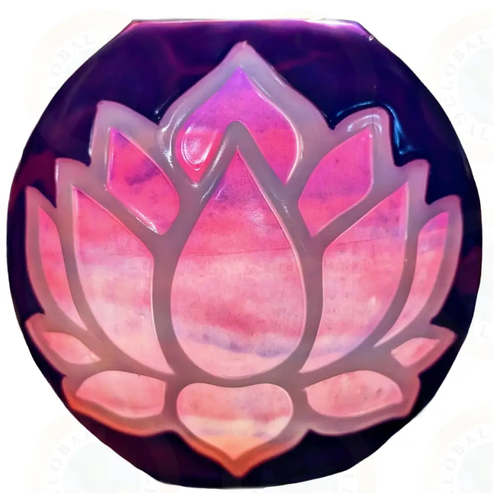 Lotus Flower Purple Pink Monotone