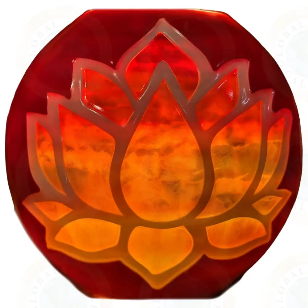 Lotus Flower Yellow Orange & Red