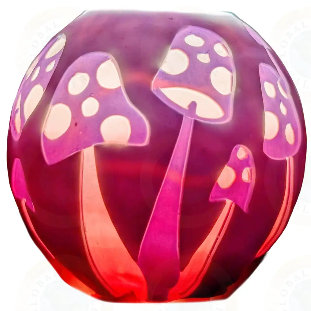 Mushrooms Purple Pink White