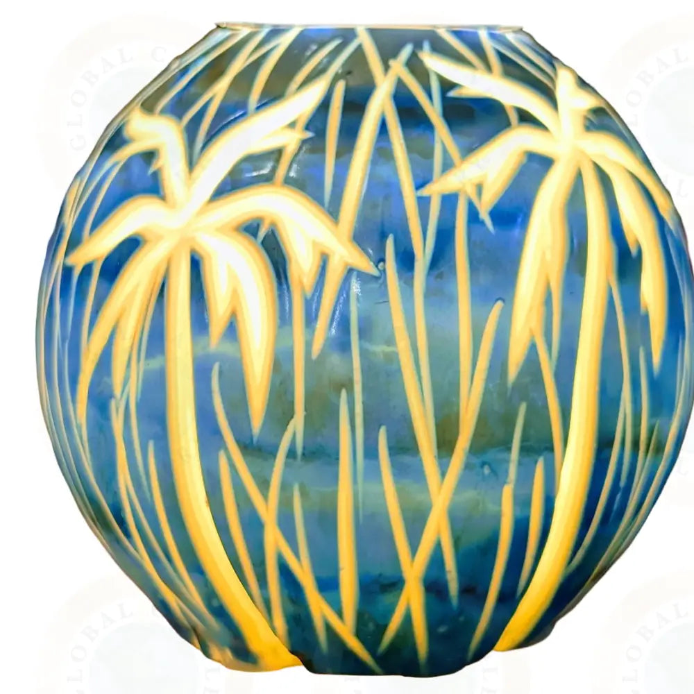 Palm Tree Coconut Blue