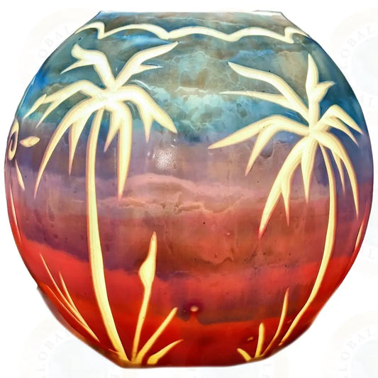 Palm Tree Purple Pink & Blue
