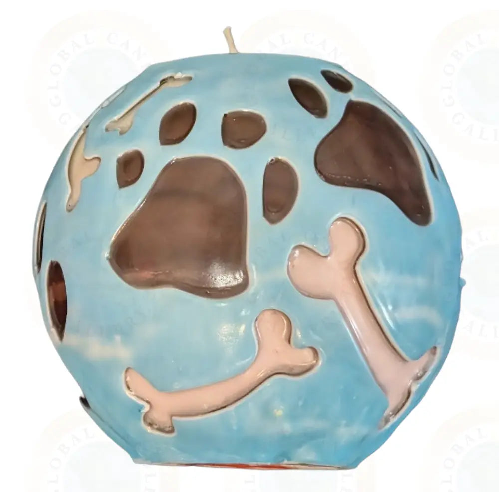 Paw Prints Blue