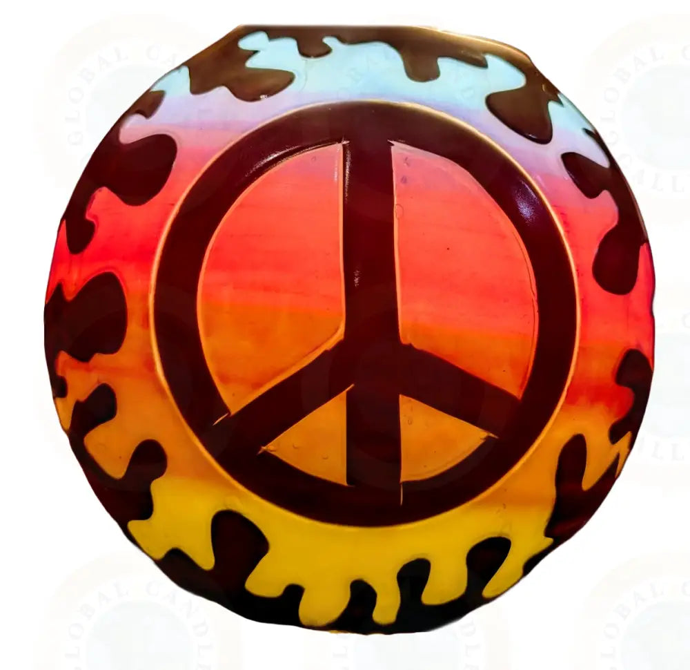 Peace Sign Splatter Multicolor & Black