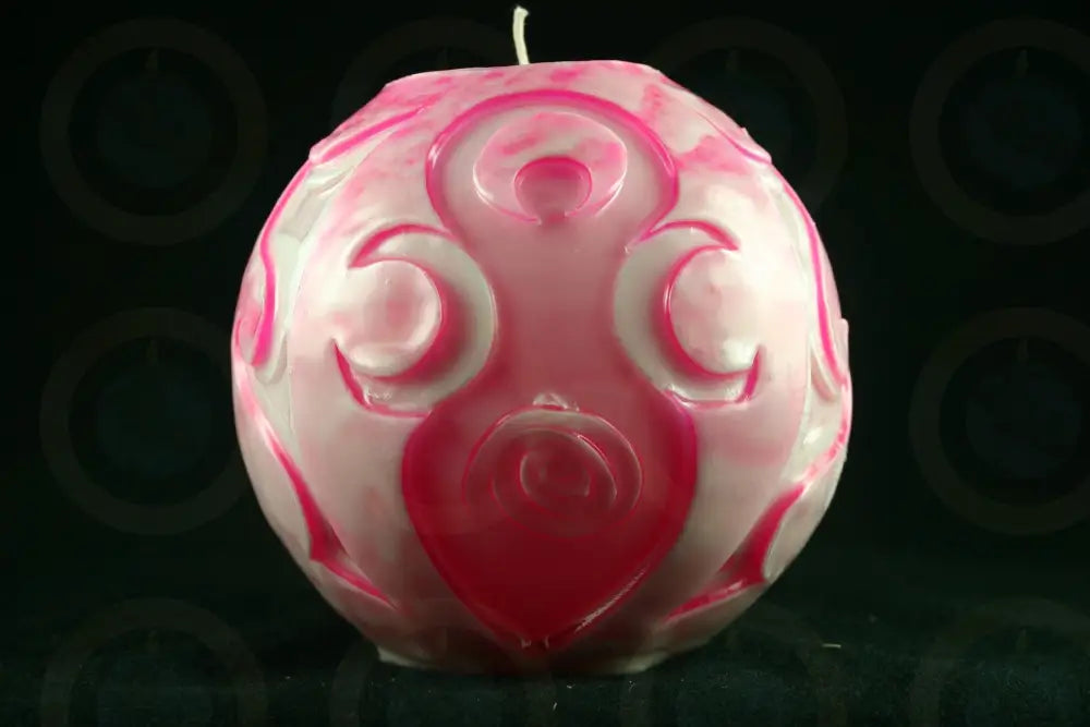 Pink Art Candle