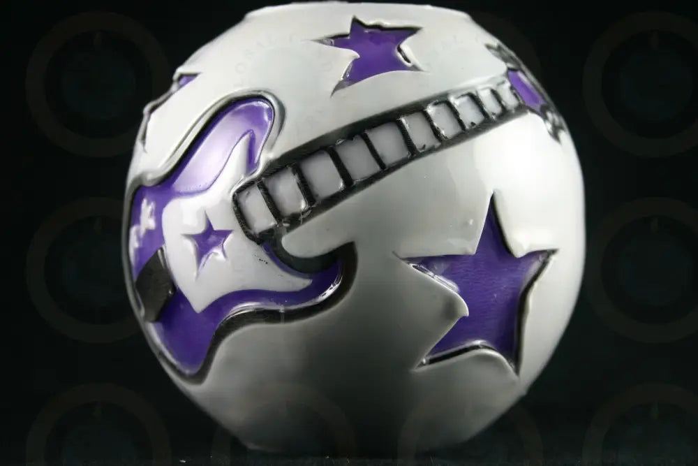 Purple Guitar Candle