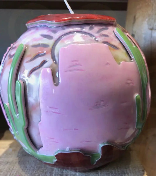 Sedona Pink Green Cactus S Candle Studio