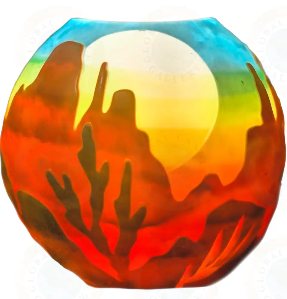 Southwest Landscape Sunset Sunset and Blue Sky