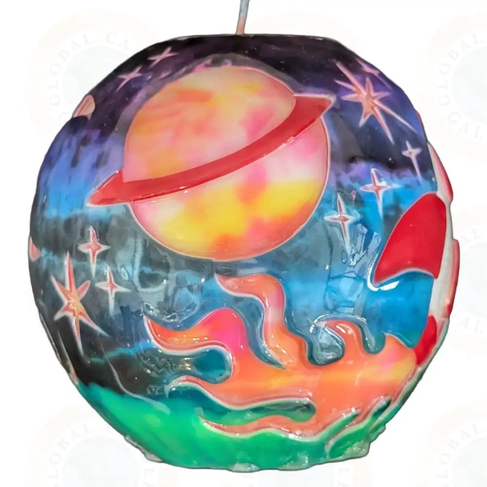 Space Rocket and Galaxy