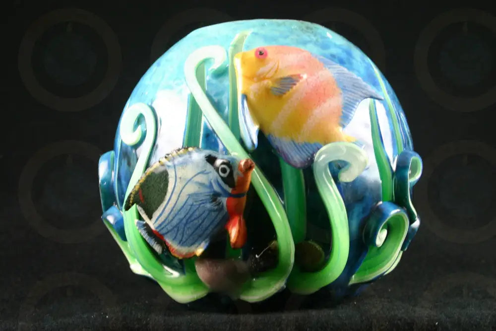 Tropical Fish in Sea Candle