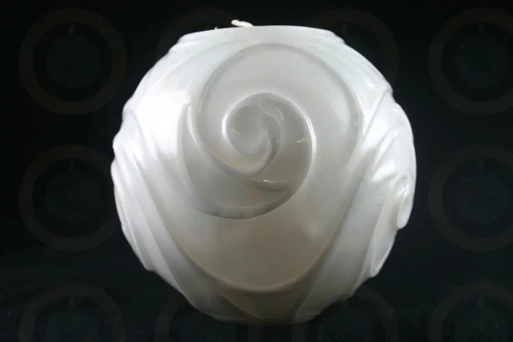 White Art Vortex Candle